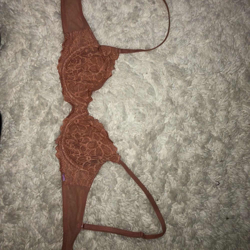 Dusty orange lingerie bra